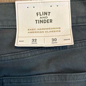 NEW Flint and Tinder 365 Pants Straight Fit - Navy - 32x30